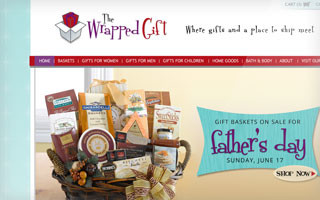 the wrapped gift website